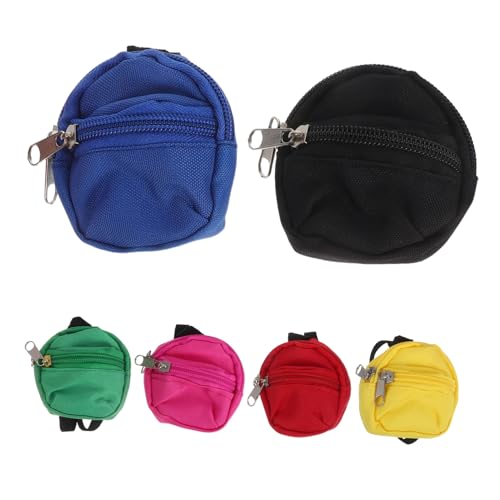 BESTonZON 6 Stück Teiliges Mini-Rucksack Puppen mit Funktionierendem Reißverschluss Realistische in Farben für Puppenhaus-Dekoration Feinmotorik-Training und Rollenspiele BESTonZON 6 Stück Teiliges Mini-Rucksack Puppen mit Funktionierendem Reißverschluss Realistische in Farben für Puppenhaus-Dekoration Feinmotorik-Training und Rollenspiele von BESTonZON