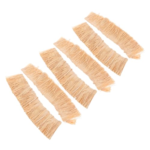 BESTonZON 6 Stück Teiliges Mini-Stroh-dachdeckungsmaterial Handgefertigte Kleine Stroh-dachrollen für DIY Mikro-landschaften Garten-dachdekoration Miniatur-dioramen und Feengarten BESTonZON 6 Stück Teiliges Mini-Stroh-dachdeckungsmaterial Handgefertigte Kleine Stroh-dachrollen für DIY Mikro-landschaften Garten-dachdekoration Miniatur-dioramen und Feengarten von BESTonZON