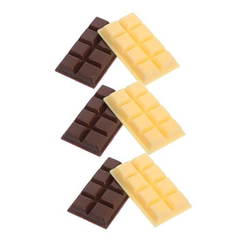BESTonZON 6 Stück Teiliges Realistische Schokoladenmodelle aus Resin Dekorative Künstliche Schokoladenfiguren Fotorequisiten für Zuhause Hochzeit und Feiertage BESTonZON 6 Stück Teiliges Realistische Schokoladenmodelle aus Resin Dekorative Künstliche Schokoladenfiguren Fotorequisiten für Zuhause Hochzeit und Feiertage von BESTonZON