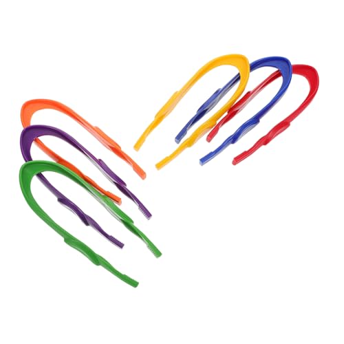 BESTonZON 6 Stück Teiliges Set Bunte Kunststoffpinzetten für Ergonomisch Groß für Feinmotorik Sensorische Aktivitäten Montessori Lernspielzeug Vorschulbedarf Sortiert für Präzises Greifen BESTonZON 6 Stück Teiliges Set Bunte Kunststoffpinzetten für Ergonomisch Groß für Feinmotorik Sensorische Aktivitäten Montessori Lernspielzeug Vorschulbedarf Sortiert für Präzises Greifen von BESTonZON