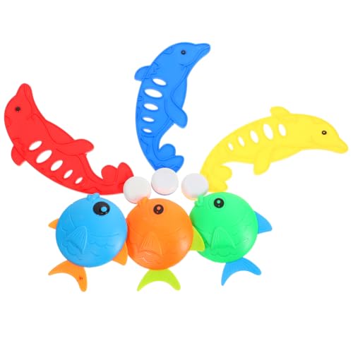 BESTonZON 6 Stück Teiliges Tauchspielzeug für Unterwasser Spaß mit Delfinen und Fischen für Pool Fördert Spiel und Interaktion Sicher und Langlebig BESTonZON 6 Stück Teiliges Tauchspielzeug für Unterwasser Spaß mit Delfinen und Fischen für Pool Fördert Spiel und Interaktion Sicher und Langlebig von BESTonZON