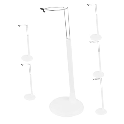 BESTonZON 6 Stück Teiliges Verstellbares Stabiler Halter für Actionfiguren und Kleine Puppen Vielseitig Einsetzbar für Sammler Modellpräsentation und Spielzeugaufbewahrung von BESTonZON
