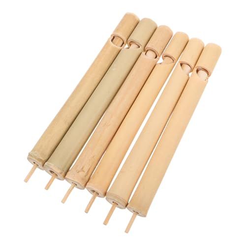 BESTonZON 6 Stück Teiliges Vogelpfeifen aus Holz Mini-Bird-Call-flöten für Musikspielzeug zur Klang Musikerziehung Robustes Outdoor-Werkzeug für Natur Familienaktivitäten BESTonZON 6 Stück Teiliges Vogelpfeifen aus Holz Mini-Bird-Call-flöten für Musikspielzeug zur Klang Musikerziehung Robustes Outdoor-Werkzeug für Natur Familienaktivitäten von BESTonZON