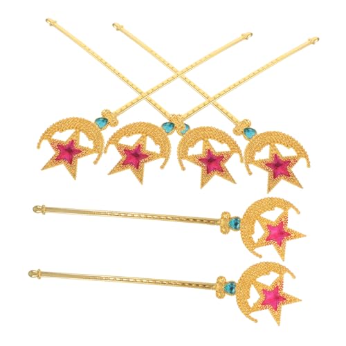 BESTonZON 6 Stück Teiliges Zauberstab mit Sternen und Glitzer Bunte Feenstäbe für Mädchen als Festival und Partyaccessoire Engel Motiv für Kindergeburtstag und Tanzveranstaltungen BESTonZON 6 Stück Teiliges Zauberstab mit Sternen und Glitzer Bunte Feenstäbe für Mädchen als Festival und Partyaccessoire Engel Motiv für Kindergeburtstag und Tanzveranstaltungen von BESTonZON