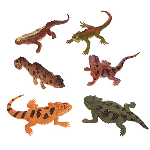 BESTonZON 6 Stück Tiersimulationsmodell Eidechsenmodell wandverkleidung Wand polsterung ziernieten wanddeckoration Educational Toys künstliche simuliertes Echsenmodell PVC BESTonZON 6 Stück Tiersimulationsmodell Eidechsenmodell wandverkleidung Wand polsterung ziernieten wanddeckoration Educational Toys künstliche simuliertes Echsenmodell PVC von BESTonZON