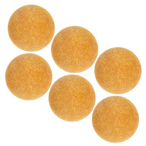 BESTonZON 6 Stück Tischfußball Kickerbälle Ersatzbälle für Tischfußball mit Langlebig Leuchtend Gelb für Heim und Spielstätten BESTonZON 6 Stück Tischfußball Kickerbälle Ersatzbälle für Tischfußball mit Langlebig Leuchtend Gelb für Heim und Spielstätten von BESTonZON