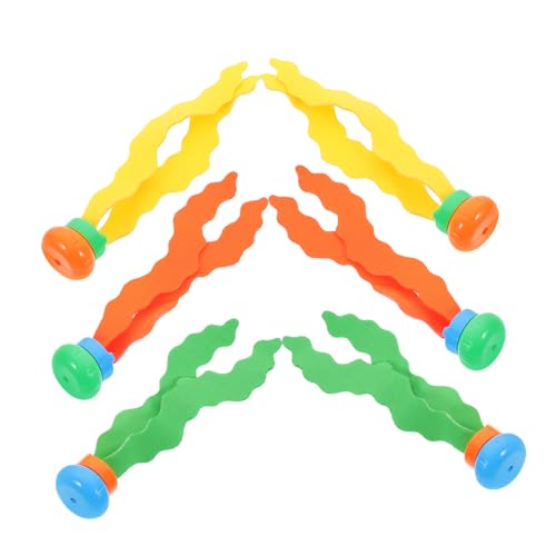 BESTonZON 6 Stück Unterwasser Algenspielzeug Sinkend Aufblasbar Tauchspielzeug Seegras Tauchspielzeug Wasserspielzeug Tauchspielzeug Pool Wassertauchen Algen Kinderspielzeug BESTonZON 6 Stück Unterwasser Algenspielzeug Sinkend Aufblasbar Tauchspielzeug Seegras Tauchspielzeug Wasserspielzeug Tauchspielzeug Pool Wassertauchen Algen Kinderspielzeug von BESTonZON
