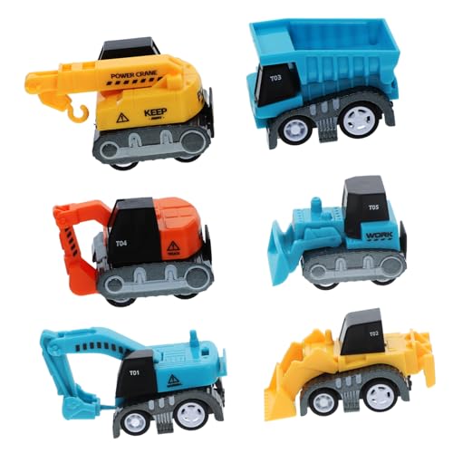 BESTonZON 6 Stück technisches Fahrzeugmodell Monster Truck -Abschleppwagen LKW Lastwagen spielzeugauto Bauauto Cartoon- -Push-Auto Zinklegierung BESTonZON 6 Stück technisches Fahrzeugmodell Monster Truck -Abschleppwagen LKW Lastwagen spielzeugauto Bauauto Cartoon- -Push-Auto Zinklegierung von BESTonZON
