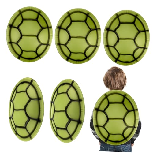 BESTonZON 6 Stücke Halloween Dress Up Cosplay Schildkröte Muscheln Kostüm Shell Und Front Grün Halloween Cosplay Requisiten Eva BESTonZON 6 Stücke Halloween Dress Up Cosplay Schildkröte Muscheln Kostüm Shell Und Front Grün Halloween Cosplay Requisiten Eva von BESTonZON