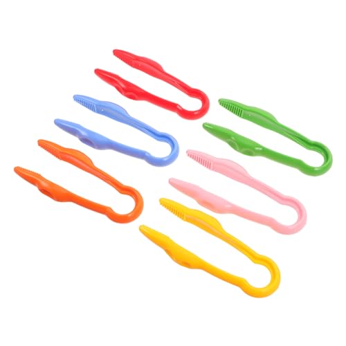 BESTonZON 6 Teiliges Clip Für Kleinkinder Outdoor Feinmotorik Kinderpinzetten Für Sensorische Werkzeuge Für Experimentierwerkzeuge Bastelpinzetten Vorschulspielzeug Aus von BESTonZON