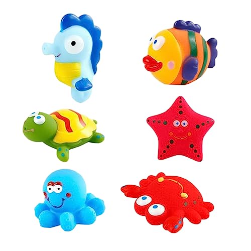 BESTonZON 6 Teiliges Kreatives Badespielzeug Set Mit Ozeanlebewesen Wasserspielzeug Für Und Kleinkind Ideal Für Badewanne Und Garten Fördert Das Spielvergnügen Im Wasser BESTonZON 6 Teiliges Kreatives Badespielzeug Set Mit Ozeanlebewesen Wasserspielzeug Für Und Kleinkind Ideal Für Badewanne Und Garten Fördert Das Spielvergnügen Im Wasser von BESTonZON