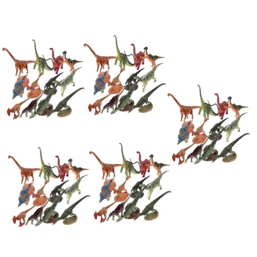 BESTonZON 60 STK Simulation von Dinosaurier-Modellen prähistorisches Tierspielzeug Skulptur Dekor Kinder geburtstagsdeko kindergeburtstags Dekoration Kinderspielzeug Minispielzeug für Kinder von BESTonZON