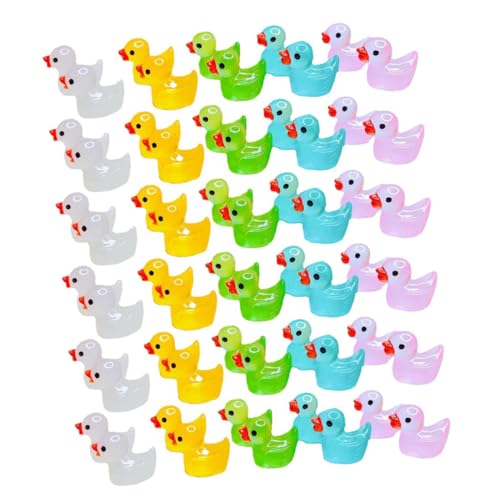 BESTonZON 60 Stck Teiliges Mini Resin Entchen Lebensechte Miniaturfiguren aus Langlebigem Harz Niedliche Garten Deko für Bastelprojekte Kinderfreundlich für Bonsai Aquarium und DIY BESTonZON 60 Stck Teiliges Mini Resin Entchen Lebensechte Miniaturfiguren aus Langlebigem Harz Niedliche Garten Deko für Bastelprojekte Kinderfreundlich für Bonsai Aquarium und DIY von BESTonZON