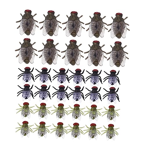 BESTonZON Künstliche Fliegenspielzeuge Für Jungen Und Mädchen Halloween-dekorationsspielzeug Leichtes Kompaktes Design 60 Stück BESTonZON Künstliche Fliegenspielzeuge Für Jungen Und Mädchen Halloween-dekorationsspielzeug Leichtes Kompaktes Design 60 Stück von BESTonZON