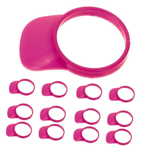 BESTonZON 60 Stück Kleine Gelbe Enten Sonnenhut Hüte Fischerhut Babypuppenzubehör Tierfiguren Rosa Hut Puppen Großpackung Mini Enten Mini Hut Zum Basteln Peg Puppen Mini Hut von BESTonZON