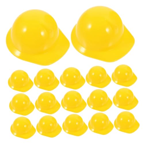 BESTonZON 60 Stück Mini Bauhelme aus Leichte Puppenhelme in Gelb Dekorative Mini Sicherheitshelme für Puppen Haustiere und Modellbau Vielseitig für Party Outdoor deko BESTonZON 60 Stück Mini Bauhelme aus Leichte Puppenhelme in Gelb Dekorative Mini Sicherheitshelme für Puppen Haustiere und Modellbau Vielseitig für Party Outdoor deko von BESTonZON