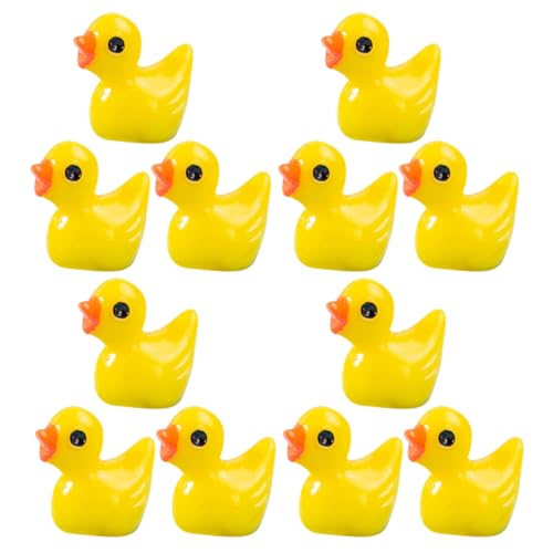 BESTonZON 60 Stück Miniatur Ente Figuren aus Resin Süße Deko für Garten und Puppenhaus für Mikrolandschaften Langlebig und Leicht Gelb BESTonZON 60 Stück Miniatur Ente Figuren aus Resin Süße Deko für Garten und Puppenhaus für Mikrolandschaften Langlebig und Leicht Gelb von BESTonZON