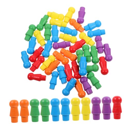 BESTonZON Lernspiel 60 Stück Holzteile Spielrequisiten Klein Für Die Entwicklung des Gehirns BESTonZON Lernspiel 60 Stück Holzteile Spielrequisiten Klein Für Die Entwicklung des Gehirns von BESTonZON