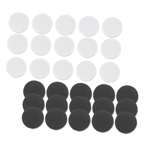 BESTonZON 60 Stück Spielsteine Ersatz Weiß Zubehör Schachzubehör Chips Magnete Schweres Schach Partyschach Schwarz Weiß Schach Großes Internationales Damespiel Schachspiel Kunststoff BESTonZON 60 Stück Spielsteine Ersatz Weiß Zubehör Schachzubehör Chips Magnete Schweres Schach Partyschach Schwarz Weiß Schach Großes Internationales Damespiel Schachspiel Kunststoff von BESTonZON
