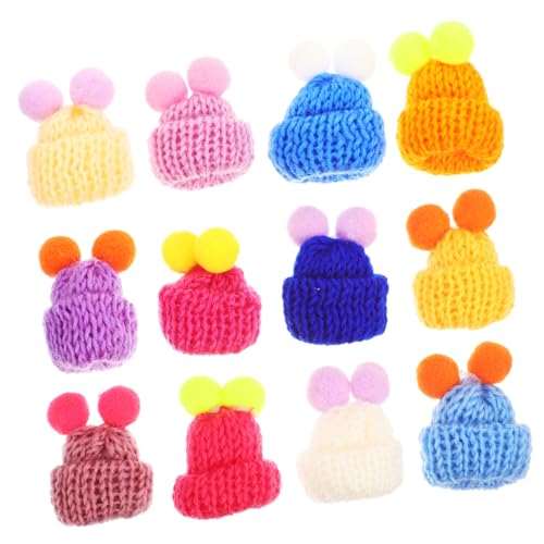 BESTonZON 60 Stück Teiliges Mini Strickmützen Bastelset Bunte Kleine Mützen aus Gestricktem Stoff Dekorative Mini Hut Ornamente für DIY Schmuck und Partydekoration Sichere Zufällige Farbe BESTonZON 60 Stück Teiliges Mini Strickmützen Bastelset Bunte Kleine Mützen aus Gestricktem Stoff Dekorative Mini Hut Ornamente für DIY Schmuck und Partydekoration Sichere Zufällige Farbe von BESTonZON