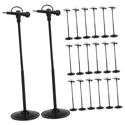 BESTonZON 60 Stück Teiliges Miniatur Mikrofon Detaillierte Mini Mikrofone für Puppenhaus Realistische Mikrofone für Rollenspiele Sammler und Dekorationsaccessoires von BESTonZON