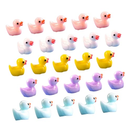 BESTonZON 60 Stück Teiliges Resin Miniatur mit Farbigen Entenfiguren Charmante Harzdekoration für Miniaturgärten Mooslandschaften Blumentöpfe und Puppenhäuser Deko Ornament BESTonZON 60 Stück Teiliges Resin Miniatur mit Farbigen Entenfiguren Charmante Harzdekoration für Miniaturgärten Mooslandschaften Blumentöpfe und Puppenhäuser Deko Ornament von BESTonZON