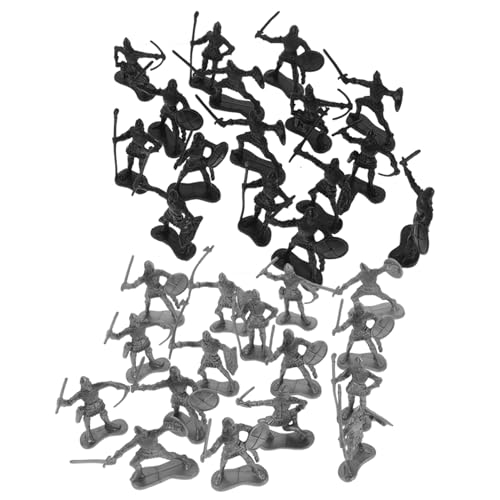 BESTonZON 60 Stück Teiliges Set Mini Armee Männer und Ritter Figuren aus Robustem Plastik Detailreiche Mittelalterliche Kavallerie und Römische Soldaten Pädagogisches für Jungen und Sammler BESTonZON 60 Stück Teiliges Set Mini Armee Männer und Ritter Figuren aus Robustem Plastik Detailreiche Mittelalterliche Kavallerie und Römische Soldaten Pädagogisches für Jungen und Sammler von BESTonZON