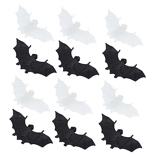 BESTonZON 60 Stück künstliche Fledermaus heimgesuchte Fledermausdekorationen Halloween-Fledermaus-Dekoration Halloween Costumes Halloween Klamotten Scary Toy Partyzubehör Plastik BESTonZON 60 Stück künstliche Fledermaus heimgesuchte Fledermausdekorationen Halloween-Fledermaus-Dekoration Halloween Costumes Halloween Klamotten Scary Toy Partyzubehör Plastik von BESTonZON