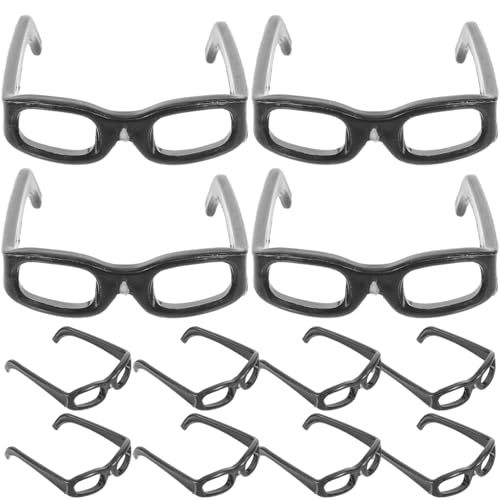 BESTonZON 60St Mini-Brille puppenkleidung puppenspielzeug Puppenbrillen Puppe verkleiden Zubehör Puppe Sonnenbrille schnapsgläser Mini-Sonnenbrille Sonnenbrillen für Puppen Plastik Black BESTonZON 60St Mini-Brille puppenkleidung puppenspielzeug Puppenbrillen Puppe verkleiden Zubehör Puppe Sonnenbrille schnapsgläser Mini-Sonnenbrille Sonnenbrillen für Puppen Plastik Black von BESTonZON