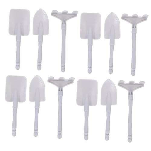 BESTonZON 60St Mini-Schaufel für hühner Wohnzimmer Dekoration spielzeuge Hausdekoration Mini-Modelle Schaufel Rechen Modell Mini-Gartengerät Plastik Grey BESTonZON 60St Mini-Schaufel für hühner Wohnzimmer Dekoration spielzeuge Hausdekoration Mini-Modelle Schaufel Rechen Modell Mini-Gartengerät Plastik Grey von BESTonZON
