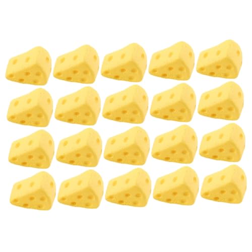 BESTonZON 60st Simulierter Käse Spielzeugbehälter Transparenter Eimerbehälter Behälter Mit Deckel Gefälschte Kuchen Honigbehälter Patch-Dekoration Essens- Und Spieldekoration Yellow Plastik BESTonZON 60st Simulierter Käse Spielzeugbehälter Transparenter Eimerbehälter Behälter Mit Deckel Gefälschte Kuchen Honigbehälter Patch-Dekoration Essens- Und Spieldekoration Yellow Plastik von BESTonZON