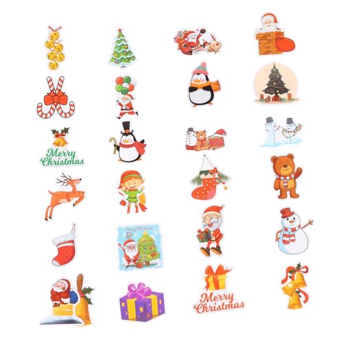 BESTonZON 60st Weihnachts-Doodle-Aufkleber Aufkleber Mit Skateboard-weihnachtsmotiven Wasserfeste Aufkleber Festival-DIY-Aufkleber Weihnachtsaufkleberverzierung Koffer DIY Aufkleber Colorful BESTonZON 60st Weihnachts-Doodle-Aufkleber Aufkleber Mit Skateboard-weihnachtsmotiven Wasserfeste Aufkleber Festival-DIY-Aufkleber Weihnachtsaufkleberverzierung Koffer DIY Aufkleber Colorful von BESTonZON