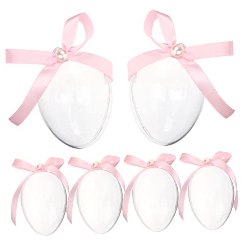 BESTonZON 6Er-Box -Süßigkeiten-Box Lutscher Geburtstagsdekorationen Süßigkeiten-Eier Behälter für Schokoriegel Schokoladenmünzen cute decor plastikenten Partyzubehör Partygeschenk Rosa BESTonZON 6Er-Box -Süßigkeiten-Box Lutscher Geburtstagsdekorationen Süßigkeiten-Eier Behälter für Schokoriegel Schokoladenmünzen cute decor plastikenten Partyzubehör Partygeschenk Rosa von BESTonZON
