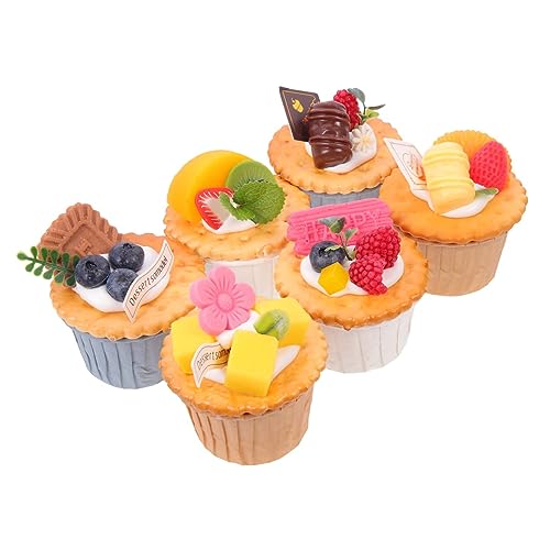 BESTonZON Einzigartiges Cupcake-Set – Kuchen-Dessert-Modell Kunstkuchen Für Fotografie Hochzeitsdekoration BESTonZON Einzigartiges Cupcake-Set – Kuchen-Dessert-Modell Kunstkuchen Für Fotografie Hochzeitsdekoration von BESTonZON