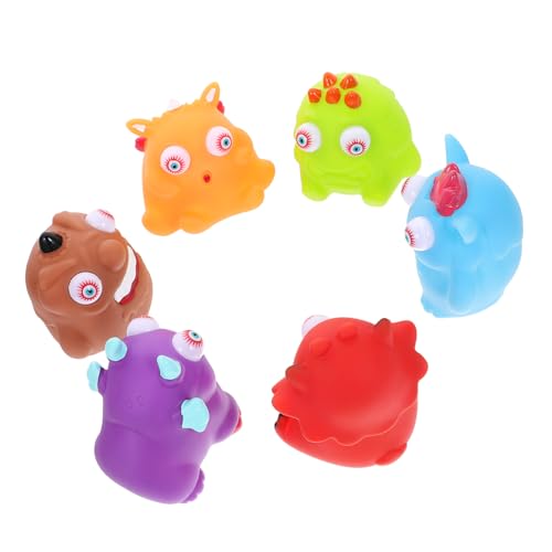 BESTonZON 6St Halloween Puppen Halloween Party Dekoration beschwertes Kuscheltier Lustiges Fun Toy dehnbares für Halloween Halloween-Party-Handspielzeug PVC von BESTonZON