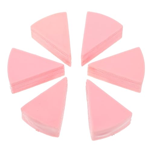 BESTonZON Realistische Fake-lebensmittelbasis Für Puppenhaus 6-teiliges Kuchen-Dessert-Set Faux-schokoladenkuchenbasis Für Winzige Lebensmittelspielzeuge von BESTonZON