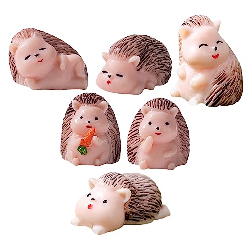 BESTonZON 6St Mikrolandschaftsornament gartendekoration Garden Decoration gartendeko rostoptik gartenzubehör Zaun Mini-Igel-Skulptur Rasen Miniaturfiguren zum Basteln Igel-Statue- Harz BESTonZON 6St Mikrolandschaftsornament gartendekoration Garden Decoration gartendeko rostoptik gartenzubehör Zaun Mini-Igel-Skulptur Rasen Miniaturfiguren zum Basteln Igel-Statue- Harz von BESTonZON