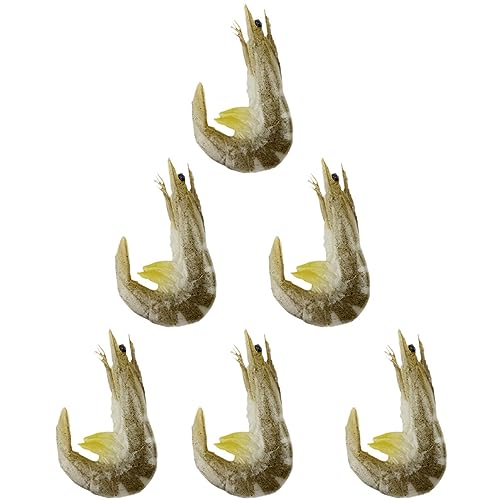BESTonZON 6St Simulierte Garnelen zusammenklappbar Versiegelung Basen Krabben Requisiten Veranstalter Lebensmittel gefälschte Garnelen Restaurant- simuliertes Essen Fake-Food- PVC BESTonZON 6St Simulierte Garnelen zusammenklappbar Versiegelung Basen Krabben Requisiten Veranstalter Lebensmittel gefälschte Garnelen Restaurant- simuliertes Essen Fake-Food- PVC von BESTonZON