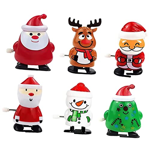 BESTonZON 6St Weihnachtliches Aufziehspielzeug Zappelspielzeug für kinderspielzeug weihnachtsspielzeug Wiederverwendbares Weihnachtsspielzeug Plastik BESTonZON 6St Weihnachtliches Aufziehspielzeug Zappelspielzeug für kinderspielzeug weihnachtsspielzeug Wiederverwendbares Weihnachtsspielzeug Plastik von BESTonZON