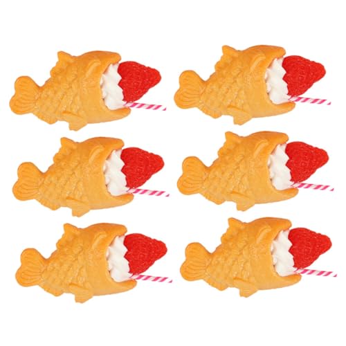 BESTonZON 6St kleine Modelle fogelschreker mockin Dekorative Lebensmittelmodelle Lachsfälschung realistisches Fischfutter Simulation Lebensmittelmodelle Simulation von Lebensmitteldekor PVC BESTonZON 6St kleine Modelle fogelschreker mockin Dekorative Lebensmittelmodelle Lachsfälschung realistisches Fischfutter Simulation Lebensmittelmodelle Simulation von Lebensmitteldekor PVC von BESTonZON