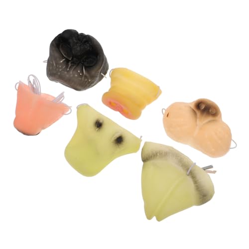 BESTonZON 6St tierische Nase Gesicht Halloween lustig lustige Kindernasenmaske Kiefer halloween costume halloween kleidung Nasenmaske für lustige Nasenmaske Vinyl Colorful BESTonZON 6St tierische Nase Gesicht Halloween lustig lustige Kindernasenmaske Kiefer halloween costume halloween kleidung Nasenmaske für lustige Nasenmaske Vinyl Colorful von BESTonZON
