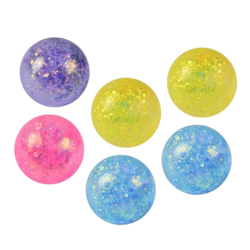 BESTonZON 6stücke Stressbälle Farbenfrohe Squeeze Bälle Für Stressabbau Entspannung Und Feinmotoriktraining Für Erwachsene Perfektes Partyspielzeug von BESTonZON