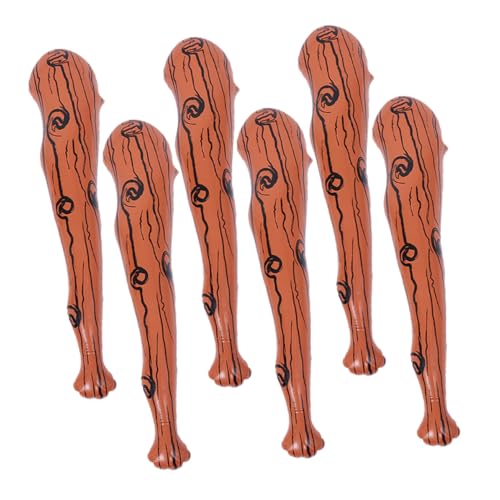 BESTonZON 6pcs Aufblasbare Baseballschläger Aufblasbare Stick Höhle Fledermaus Blow -up -partygunst Für Halloween Cosplay -Themen -partyzubehör Accessoires (90 cm) von BESTonZON