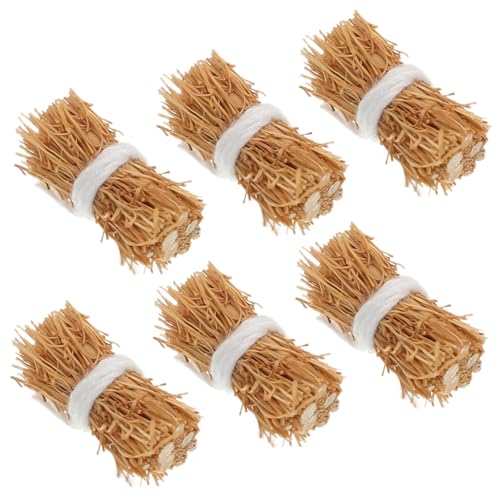 BESTonZON 6stücke Miniatur Heuballen Dekorative Heuhaufen Für Puppenhäuser Sandtisch-deko Und Fotografie Kunsthandwerkliche Nachbildung Von Faux-heuballen Für Kreative Bastelprojekte BESTonZON 6stücke Miniatur Heuballen Dekorative Heuhaufen Für Puppenhäuser Sandtisch-deko Und Fotografie Kunsthandwerkliche Nachbildung Von Faux-heuballen Für Kreative Bastelprojekte von BESTonZON