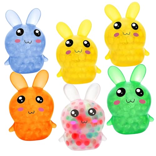 BESTonZON 6st Prise Musik Kaninchen Zappelspielzeug Zusammendrücken Partygeschenke Stress Entspannendes Lustige Dekompressionsspielzeuge Dehnbares BESTonZON 6st Prise Musik Kaninchen Zappelspielzeug Zusammendrücken Partygeschenke Stress Entspannendes Lustige Dekompressionsspielzeuge Dehnbares von BESTonZON