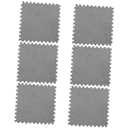 BESTonZON 6st Puzzle-Matte Schaumstoff-Puzzle-bodenmatte Ineinandergreifende Schaumstoffmatten Ineinandergreifende Fußmatten Puzzlematte Verriegelung Kinderspiel Bodenfliesen Grey Eva BESTonZON 6st Puzzle-Matte Schaumstoff-Puzzle-bodenmatte Ineinandergreifende Schaumstoffmatten Ineinandergreifende Fußmatten Puzzlematte Verriegelung Kinderspiel Bodenfliesen Grey Eva von BESTonZON