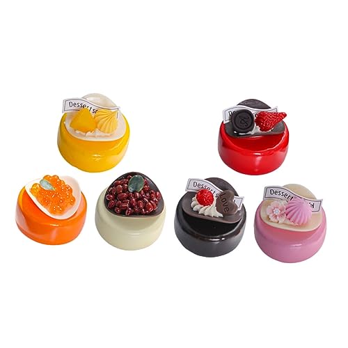 BESTonZON 6st Simulation Kuchen Kuchendekoration Gefälschte Desserts Lebensechte Gefälschte Kuchen Kuchen-Food-Modelle Kuchenmodelle Foto-Requisiten Tischdekoration Für Torten PVC BESTonZON 6st Simulation Kuchen Kuchendekoration Gefälschte Desserts Lebensechte Gefälschte Kuchen Kuchen-Food-Modelle Kuchenmodelle Foto-Requisiten Tischdekoration Für Torten PVC von BESTonZON