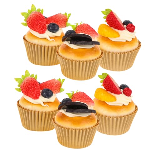 BESTonZON 6st Simulation Kuchenmodell Desserts Gefälscht Künstlich Fälschung Gebacken Muffins Shop-zubehör Tischdekoration Für Torten Dessert-Modelle Kuchenmodelle Foto-Requisiten Pu BESTonZON 6st Simulation Kuchenmodell Desserts Gefälscht Künstlich Fälschung Gebacken Muffins Shop-zubehör Tischdekoration Für Torten Dessert-Modelle Kuchenmodelle Foto-Requisiten Pu von BESTonZON