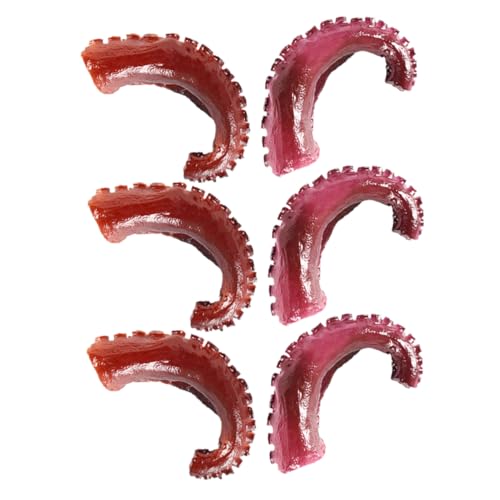BESTonZON 6st Simulierte Tintenfischklaue Gefälschte Oktopus-tentakel -figurenmodell - -tentakel- -Ornament Meerestierfigur PVC BESTonZON 6st Simulierte Tintenfischklaue Gefälschte Oktopus-tentakel -figurenmodell - -tentakel- -Ornament Meerestierfigur PVC von BESTonZON