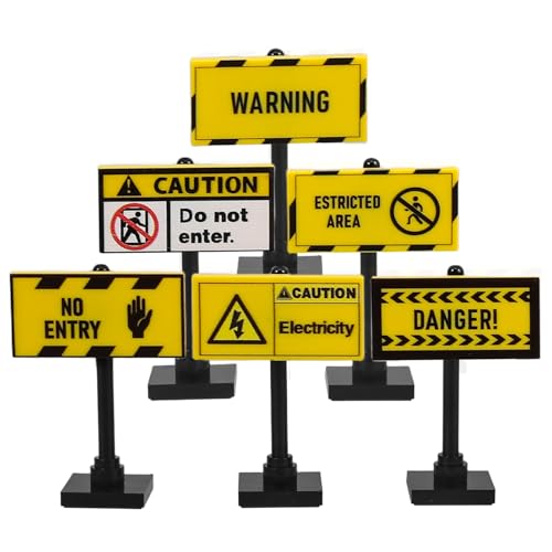 BESTonZON 6st Warnschild- Runde Eimer Grünes Und Gelbes Verkehrszeichen Für Straßenlaternen Mini- Digitales Mini-schilder Tragbare Eimer Abs BESTonZON 6st Warnschild- Runde Eimer Grünes Und Gelbes Verkehrszeichen Für Straßenlaternen Mini- Digitales Mini-schilder Tragbare Eimer Abs von BESTonZON